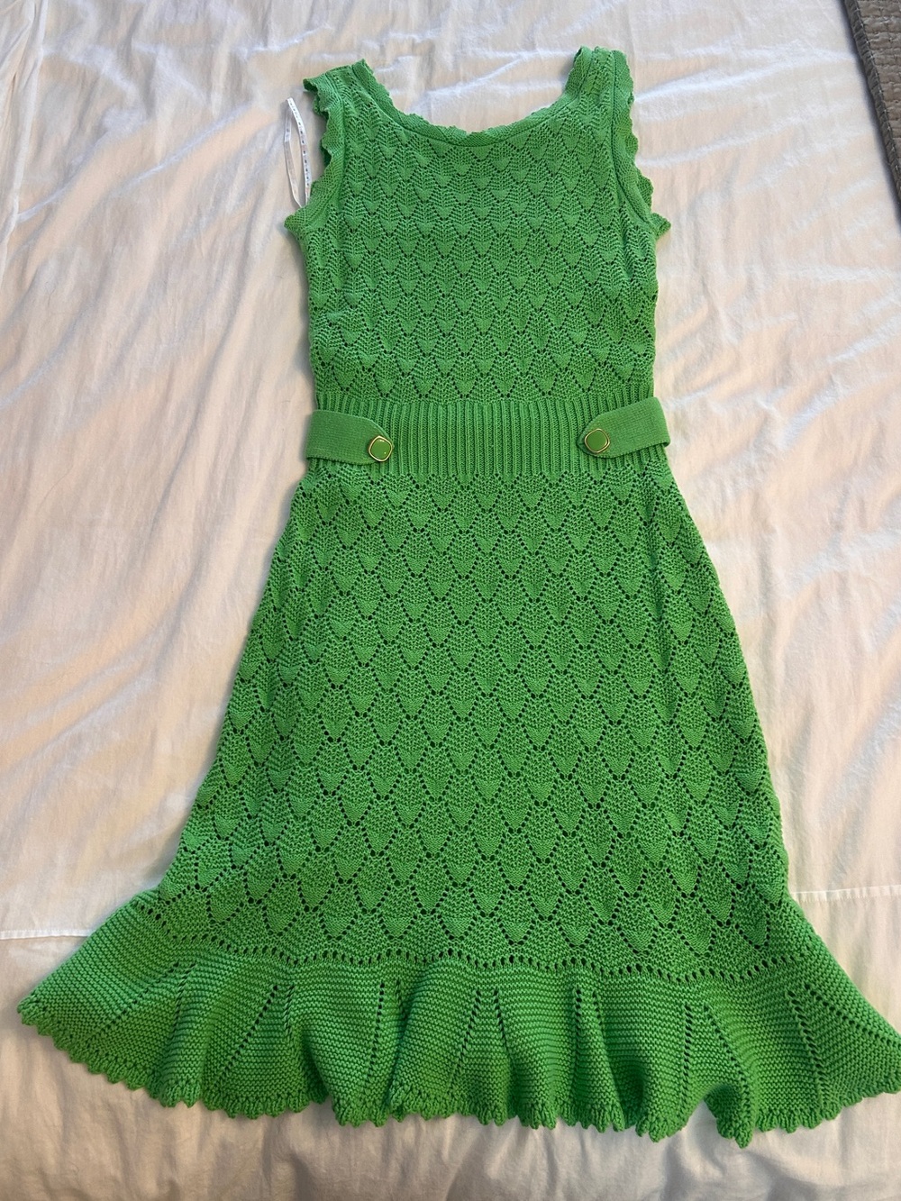 Lilly Pulitzer Villa Green Knit Sweater Dress